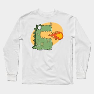 Angry Dino Long Sleeve T-Shirt